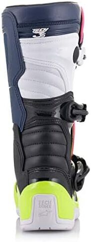 حذاء Alpinestars 2014518-1176-12 Tech 3S للأطفال أسود/أزرق داكن/وردي Fluo Sz 12 in Saudi Arabia