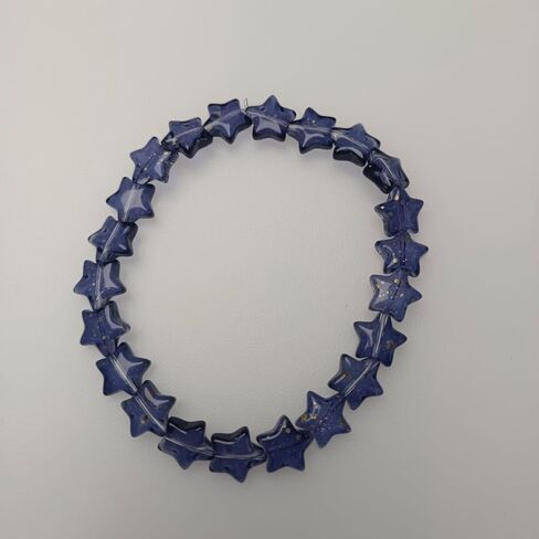 100pcs Dark Blue Star Beads Glass Crystal Star Beads 10mm Star Glass Spacer Beads for Jewelry Bracelet Making DIY Crafts Gifts (Dark Blue Star) in Saudi Arabia