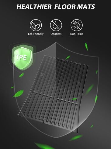 Floor Mats for Tesla Cybertruck 2024,All-Weather Non-Slip TPE Rubber Cargo Liners for Cyber Truck Accessories-2 Rows & Cargo Liners Set (7 PCS) in Saudi Arabia