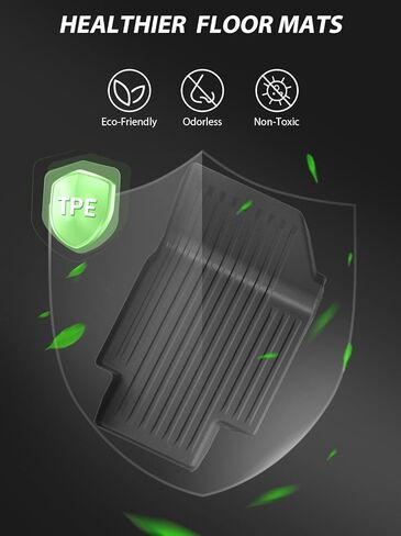 Floor Mats for Tesla Cybertruck 2024,All-Weather Non-Slip TPE Rubber Cargo Liners for Cyber Truck Accessories-2 Rows & Cargo Liners Set (7 PCS) in Kuwait