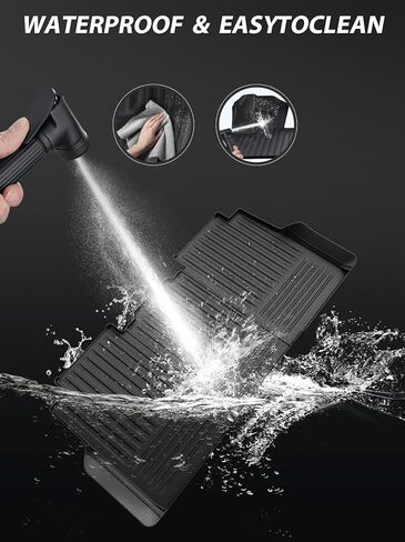 Floor Mats for Tesla Cybertruck 2024,All-Weather Non-Slip TPE Rubber Cargo Liners for Cyber Truck Accessories-2 Rows & Cargo Liners Set (7 PCS) in Kuwait