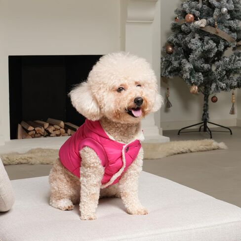 Vecomfy Warm Dog Coats with Hoodie,Winter Dog Jackets for Small Dogs in Saudi Arabia
