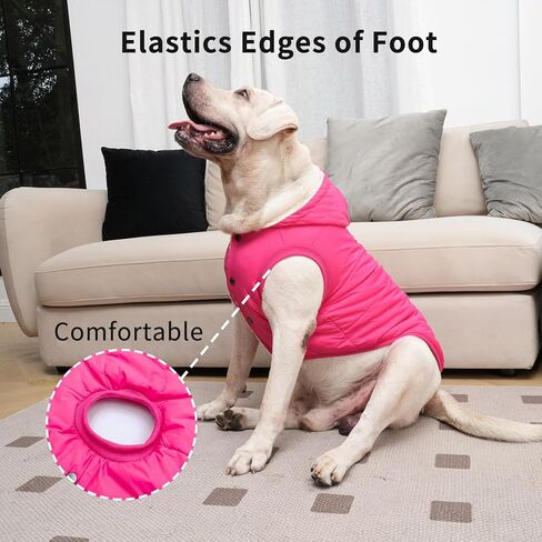 Vecomfy Warm Dog Coats with Hoodie,Winter Dog Jackets for Small Dogs in Saudi Arabia