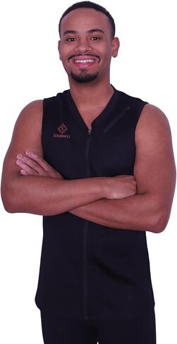 Under Scrubs للرجال - قميص داخلي بدون أكمام برقبة على شكل حرف V تحت Scrub، قميص داخلي للطبيب والممرضة مع جيب بسحاب على الصدر in Kuwait