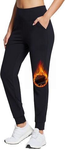 BALEAF Women's Fleece Lined Leggings Water Resistant & Fleece Lined Joggers Size S in Saudi Arabia
