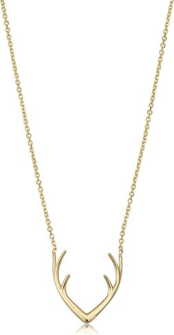 Kooljewelry قلادة قابلة للتعديل من الذهب الأصفر أو الذهب الوردي عيار 14 قيراط (يمكن ضبطها على 17 أو 18 بوصة) in Saudi Arabia