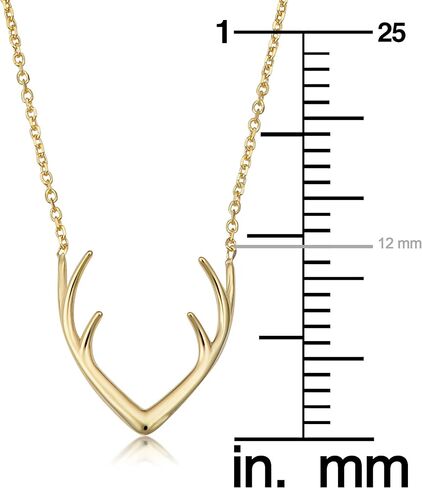 Kooljewelry قلادة قابلة للتعديل من الذهب الأصفر أو الذهب الوردي عيار 14 قيراط (يمكن ضبطها على 17 أو 18 بوصة) in Saudi Arabia