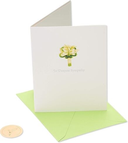 Papyrus Sympathy Card (Wishing You Comfort and Peace) in Saudi Arabia
