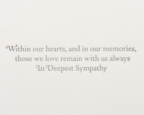 Papyrus Sympathy Card (Wishing You Comfort and Peace) in Saudi Arabia