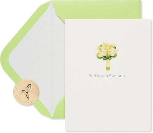 Papyrus Sympathy Card (Wishing You Comfort and Peace) in Saudi Arabia