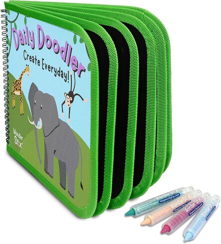 The Pencil Grip Daily Doodler Reusable Activity Book- Travel Cover, Includes 4 Wonder Stix in Saudi Arabia