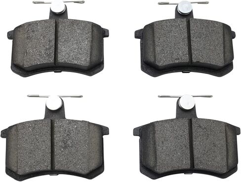 TRQ Rear Ceramic Brake Pad Kit Compatible with Alfa Romeo Audi 100 200 A4 A6 Quattro in Saudi Arabia