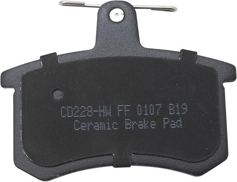 TRQ Rear Ceramic Brake Pad Kit Compatible with Alfa Romeo Audi 100 200 A4 A6 Quattro in Saudi Arabia