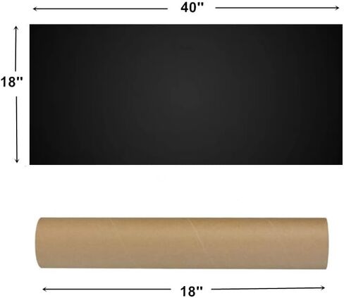 ورق اتصال سبورة سطح مغناطيسي، قشر والصق، دعامة لاصقة، ورق جدران سبورة سوداء، 12 طباشير سائل إضافي، 6 مغناطيس، 26 حرف مغناطيسي، 15 رقم مغناطيسي ورمز (18 × 40 بوصة) in Kuwait