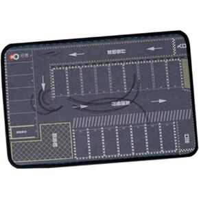 Diecast Car Parking Lot, Mini Model Car Garage Scene Mat Underground Garage Mouse Pad /64 Scale Diecast Car Layout Tabletop Decor, Round Corner Mat