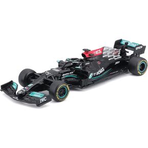 Bburago B18-38038B 1:43 F1 Mercedes AMG W12 E-Performance BOTTAS, Assorted Designs and Colours