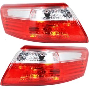 labwork LH+RH Tail Lights Replacement for 2007 2008 2009 Toyota Camry Rear Outer Tail Lights Lamps Assembly Left+Right Side (Driver+Passenger)