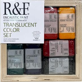 R&F Encaustic Paints Translucent Colors, Set of 6