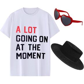A Lot Going on at The Moment for Women Country Music T-Shirt Letter Graphic Novelty City Shirt Tee Casual Top Outfits