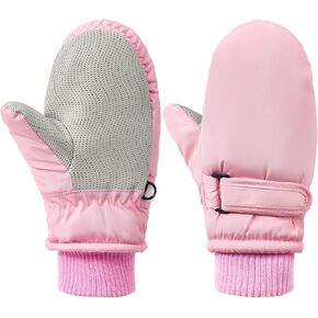 Century Star Winter Lined Fleece Toddler Mittens Waterproof Snow Mittens for Toddler Girls Boys Kids Snow Gloves Ski