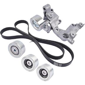 Drive Belt Tensioner & Idler Pulley Set Replacement for 2005-2015 Toyota Tacoma 4Runner Tundra