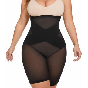 Tummy Control Shapewear Shorts - High Waisted Body Shaper Shorts Butt Lifting for Women