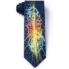 Higgs Boson Navy Blue Microfiber Tie in Kuwait