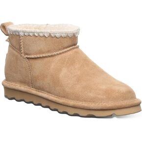 BEARPAW Women's Shorty Crochet Multiple Colors | Women's Ankle Boot | Women's Slip On Boot | Comfortable Winter Boot