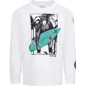 Hurley Boys' Still in Biz Long Sleeve Tee (Little Kid)