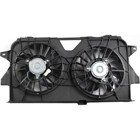 BOXI 620-042 4677695AA Dual Radiator and Condenser Fan Assembly Fit for 2005-2007 for Chrysl-er Town & Country/for DOD-ge Caravan/Grand Caravan 4677695AB 4677695AC 4677695AD