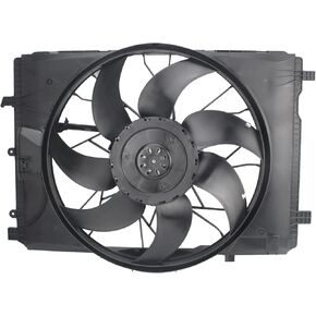 AUTOKAY Radiator Cooling Fan, Radiator Fan 47443 for Mercedes-Benz C350 C300 C250 CLS400 E350 E400 SL450 SL400 2012-2015