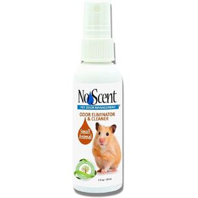 No Scent Small Animal Guinea Pig Cage Cleaner | Hamster & Rabbit Habitat Pet Odor Spray (32 Fl Oz / 946 mL)