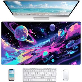 Beautiful Natural Scenery XL Office Accessories Decoration, Ocean Beach Gaming Laptop Anti Slip Mouse Pad - 34.5x15.7 Inches