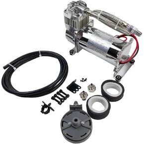 Medium Duty Onboard Air System/Kit 150 PSI Compressor 12V With 2.5 Gallon (9.5 Liter) Train/Air Horn Tank