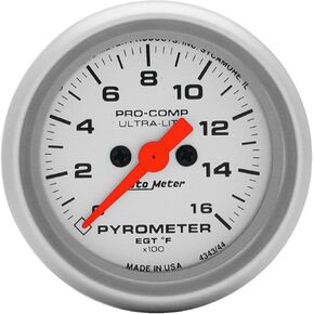 Auto Meter 4344 Ultra-Lite Electric Pyrometer Gauge Kit,2.3125 in.