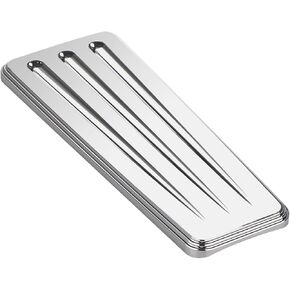 Aluminum Dash Insert Tank Cover Compatible With Harley Touring Electra Glide FLHT/Classic FLHTC Road Glide FLTR/Ultra FLTRU 2008-2016,Chrome