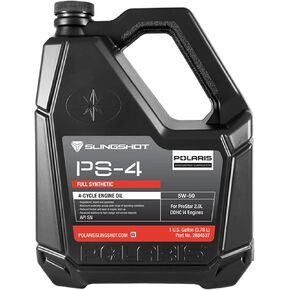 PS-4 5W-50 Full Synthetic Oil 1 Gallon 2884537 Genuine OEM Polaris Slingshot 4-Cycle Engine Oil