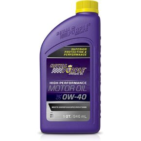 Royal Purple (06484-6PK API-Licensed Heavy Duty SAE 0W-40 High Performance Synthetic Motor Oil - 1 Quart, (Case of 6)