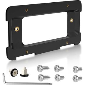Rear License Plate Bracket Holder for 2003-2023 Land Rover LR4 LR3 LR2, 2010-2023 Range Rover Evoque Velar Discovery Series License Plate Bumper Car Tag Frame Mounting Kit
