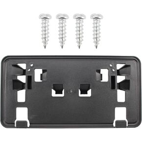 AUTOKAY Front Bumper License Plate Frame Bracket Holder for Ford F150 2021-2023 2.7L 3.0L 3.5L Front License Plate Bracket ML3Z-17A385-BB