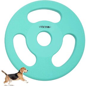 Dog Flying Disc Toy, 8.6 inch Natural Rubber Dog Toy Outdoor Dog Flying Discs Interactive Dog Fetch Toy Durable and Soft Flyer Toy for Playing, Violet