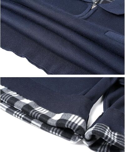 Mens Quarter-Zip Fleece Pullover Sweatshirts Casual Long Sleeve Winter Warm Sweatshirt with Pocket in Saudi Arabia
