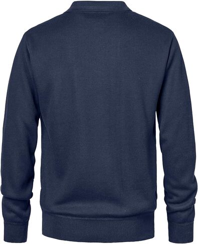 Mens Quarter-Zip Fleece Pullover Sweatshirts Casual Long Sleeve Winter Warm Sweatshirt with Pocket in Saudi Arabia