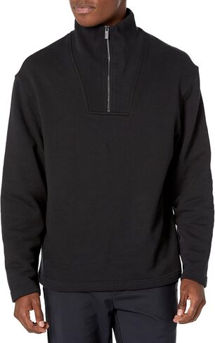 Calvin Klein Men's Terry Quarter Zip Sweatshirt in Saudi Arabia