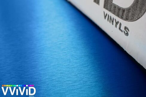 بكرة تغليف من الفينيل المعدني المصقول باللون الأزرق المعدني من VViViViViV بتقنية XPO Air Release (1 قدم × 5 قدم) in Saudi Arabia