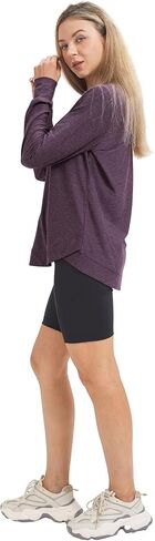 Women's Long Sleeve Shirts Crew Neck Basic Tops Sports T-Shirts Women's Casual T-Shirts Going Out Tops for Women in Saudi Arabia