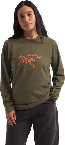 Arc'teryx Archaeopteryx Logo Shirt LS Women's | Fall-Weight Tee in an Organic Cotton Blend in Saudi Arabia