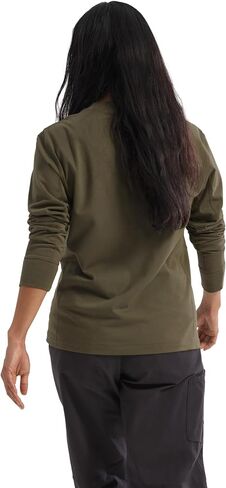 Arc'teryx Archaeopteryx Logo Shirt LS Women's | Fall-Weight Tee in an Organic Cotton Blend in Saudi Arabia