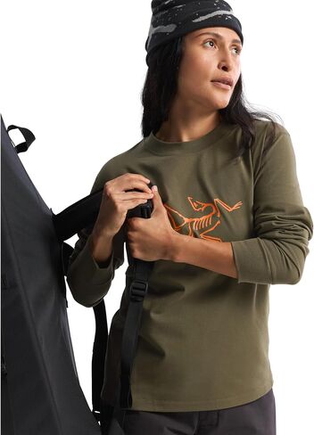 Arc'teryx Archaeopteryx Logo Shirt LS Women's | Fall-Weight Tee in an Organic Cotton Blend in Saudi Arabia