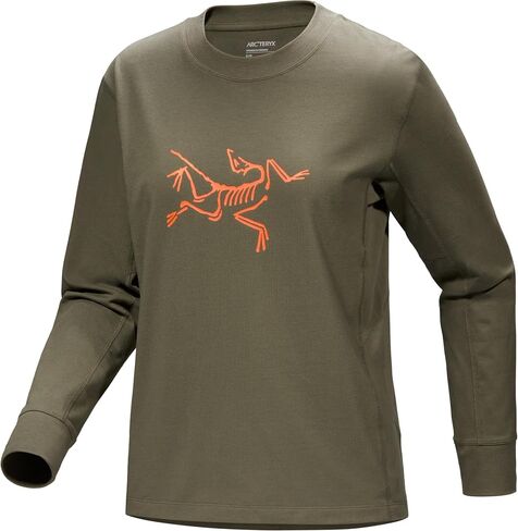 Arc'teryx Archaeopteryx Logo Shirt LS Women's | Fall-Weight Tee in an Organic Cotton Blend in Saudi Arabia